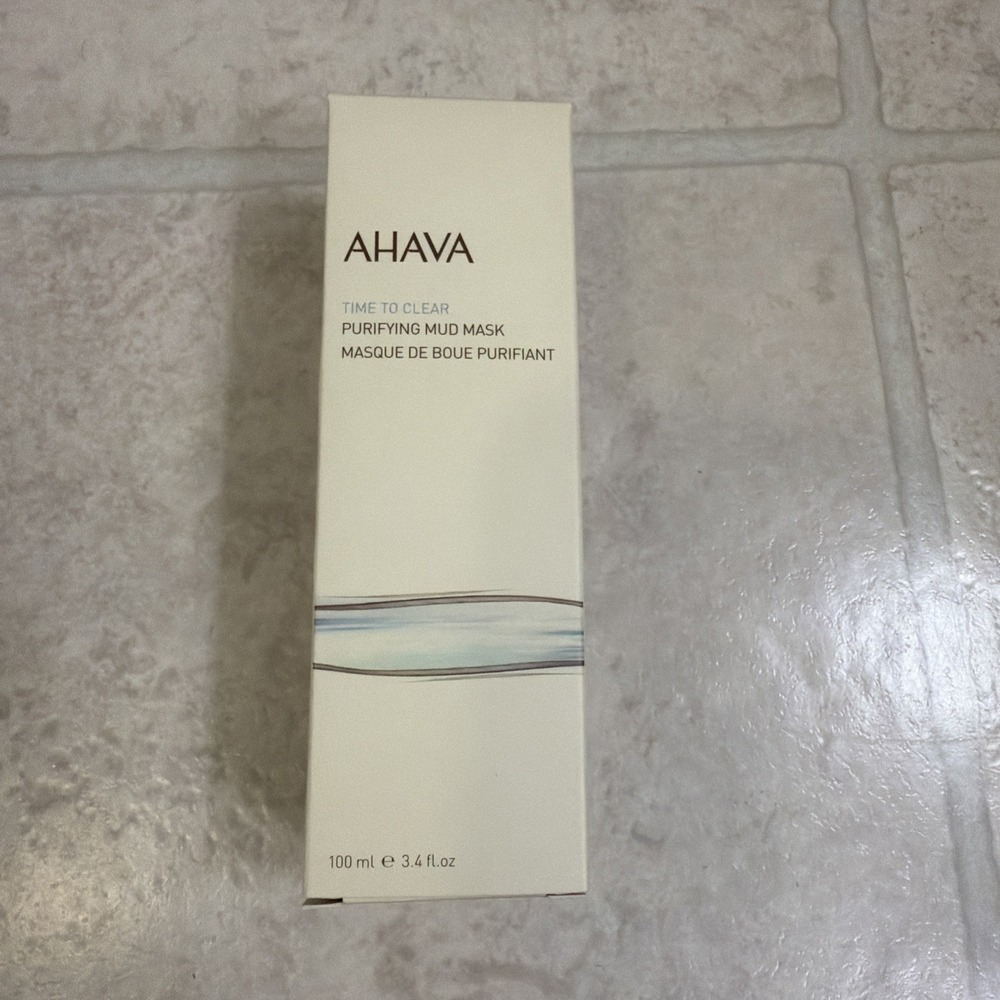 AHAVA‎ Time to Clear Purifying Mud Mask Dead Sea Facial Treatment 3.4oz New